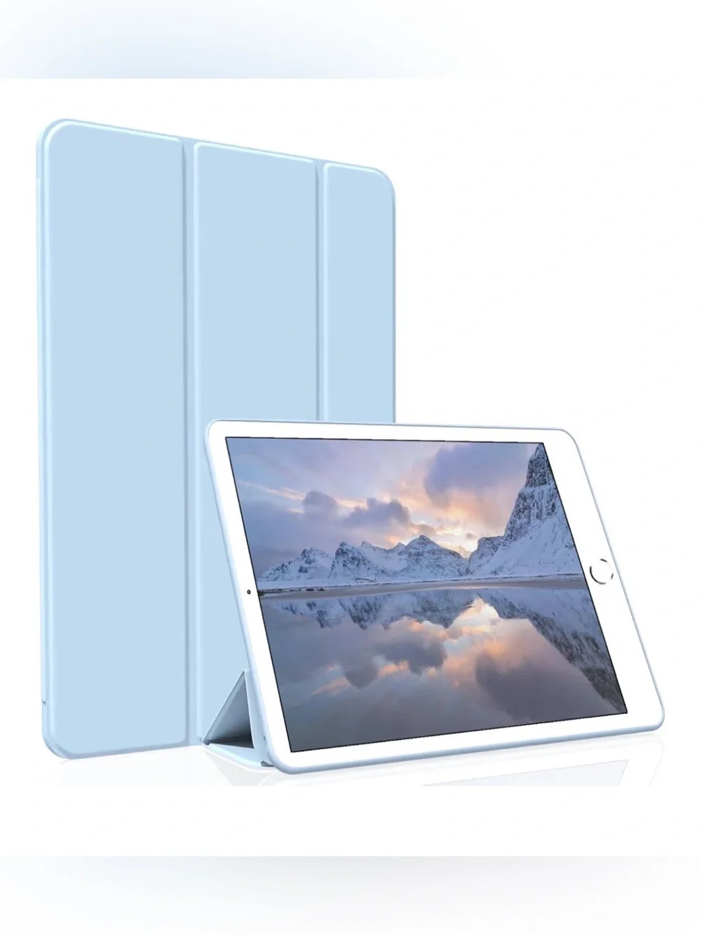 Light Blue iPad Smart Cover Case - Compatible Brand